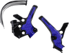 ACERBIS X-Grip Frame Guards - Black/Blue - YZ 85 2736391004