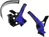 ACERBIS X-Grip Frame Guards - Black/Blue - YZ 85 2736391004