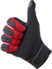 BILTWELL Anza Gloves - Red/Black - Medium 1507-0801-003