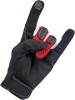BILTWELL Anza Gloves - Red/Black - Medium 1507-0801-003