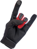 BILTWELL Anza Gloves - Red/Black - Large 1507-0801-004