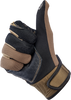 BILTWELL Baja Gloves - Chocolate/Black - Large 1508-0201-304