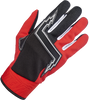 BILTWELL Baja Gloves - Red/Black - XS 1508-0801-301