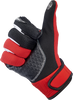 BILTWELL Baja Gloves - Red/Black - Medium 1508-0801-303