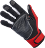 BILTWELL Baja Gloves - Red/Black - 2XL 1508-0801-306