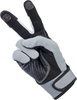 BILTWELL Baja Gloves - Gray/Black - Small 1508-1101-302