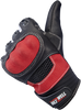 BILTWELL Bridgeport Gloves - Red/Black - Small 1509-0801-302