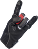 BILTWELL Bridgeport Gloves - Red/Black - Medium 1509-0801-303