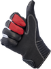 BILTWELL Bridgeport Gloves - Red/Black - Large 1509-0801-304 BILTWELL Bridgeport Gloves - Red/Black - Large 1509-0801-304