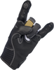 BILTWELL Bridgeport Gloves - Tan/Black - Large 1509-0901-304 BILTWELL Bridgeport Gloves - Tan/Black - Large 1509-0901-304