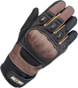 BILTWELL Bridgeport Gloves - Chocolate/Black - XS 1509-0201-301