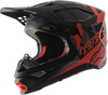 ALPINESTARS Supertech M8 Helmet - Echo - MIPS® - Black/Red/Gloss - 2XL 8302621-1116-2X