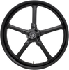 COASTAL MOTO Front Wheel  - Rockstar - Dual Disc/No ABS - Black - 21"x3.25" - FL 1502-ROC-213-B