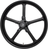 COASTAL MOTO Front Wheel  - Rockstar - Dual Disc/No ABS - Black - 21"x3.25" - FL 1502-ROC-213-B