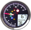 KOSO NORTH AMERICA TNT-04 Multi-Function Meter - Silver Bezel - 3.30" Diameter x 2.19" D BA051401 KOSO NORTH AMERICA TNT-04 Multi-Function Meter - Silver Bezel - 3.30" Diameter x 2.19" D BA051401