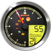 KOSO NORTH AMERICA Multi Function Speedometer/Tachometer - HD-04 - Black BA051231