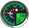 KOSO NORTH AMERICA Multi Function Speedometer/Tachometer - HD-04 - Black BA051211