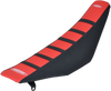 SDG 6-Ribbed Seat Cover - Black Ribs/Red Top/Black Sides 95937KRK