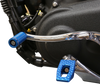 THRASHIN SUPPLY CO. Front/Rear P-54 Slim Footpegs - Blue - Dyna TSC-2021-4-D