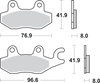 SBS HS Brake Pads - Ninja - 638HS 638HS