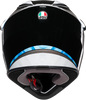 AX9 Helmet - Black/White/Cyan - Large 0110-5945