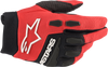 ALPINESTARS Youth Full Bore Gloves - Red/Black - Medium 3543622-3031-M