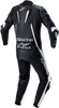 ALPINESTARS Fusion 1-Piece Suit - Black/White - US 38 / EU 48 3153022-12-48 ALPINESTARS Fusion 1-Piece Suit - Black/White - US 38 / EU 48 3153022-12-48