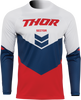 THOR Youth Sector Chevron Jersey - Red/Navy - Large 2912-2043
