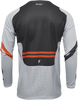 THOR Pulse Cube Jersey - Light Gray/Red Orange - Large 2910-6549