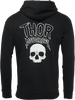 THOR Metal Fleece Pullover - Black - Large 3050-5827