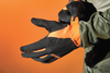 THOR Draft Gloves - Black/Orange - Small 3330-6807