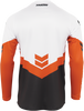 THOR Sector Chevron Jersey - Charcoal/Red Orange - 3XL 2910-6450