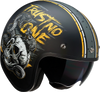 Z1R Saturn Helmet - Trust No One - Black/Yellow - XS 0104-2852