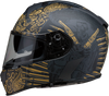 Z1R Warrant Helmet - Sombrero - Black/Gold - 2XL 0101-14175