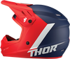 THOR Youth Sector Helmet - Chev - Red/Navy - Large 0111-1474