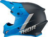 THOR Sector Helmet - Chev - Blue/Light Gray - XL 0110-7332