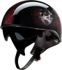 Z1R Vagrant Helmet - Red Catrina - Black/Red - Large 0103-1316