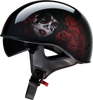 Z1R Vagrant Helmet - Red Catrina - Black/Red - Medium 0103-1315