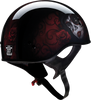 Z1R Vagrant Helmet - Red Catrina - Black/Red - Small 0103-1314