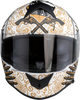 Z1R Warrant Helmet - Sombrero - White/Gold - XS 0101-14164