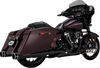 VANCE & HINES 4.5" Torquer Mufflers for FL - Machine Cut 46676