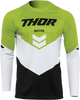 THOR Youth Sector Chevron Jersey - Black/Green - 2XS 2912-2051