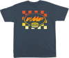 FMF Faded Checkers T-Shirt - Blue - 2XL SP22118903BL2X