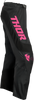 THOR Women's Sector Minimal Pants - Black/Pink - 13/14 2902-0311