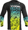 THOR Sector Atlas Jersey - Black/Teal - XL 2910-7056