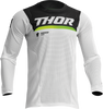 THOR Pulse Air Cameo Jersey - White - Large 2910-7049