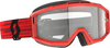 SCOTT Split OTG Goggles - Dark Red - Clear Works 285537-0084113