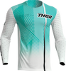 THOR Prime Tech Jersey - White/Teal - XL 2910-7035