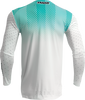 THOR Prime Tech Jersey - White/Teal - Large 2910-7034