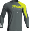 THOR Sector Edge Jersey - Gray/Acid - Small 2910-7139